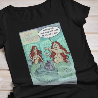 Mermaid Buying A Bra T-Shirt