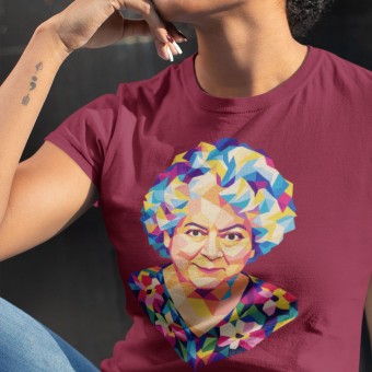 Miriam Margoyles Polygon Portrait T-Shirt