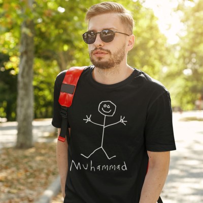 Maglietta Uomo 'Geek Think Science - Physics - Nerd 700794' - Cotone 100% - Manica Corta - Colore Nero - Taglia M