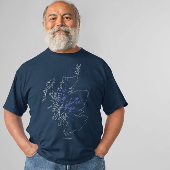 Munros Map T-Shirt