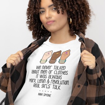 Nina Simone "Real Girls' Talk" T-Shirt