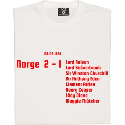 Norge 2 - England 1 (Your Boys Took One Hell Of A Beating)