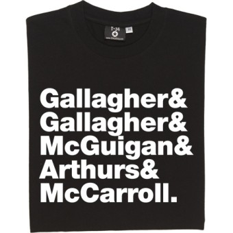 Oasis T Shirt Line-Up T-Shirt