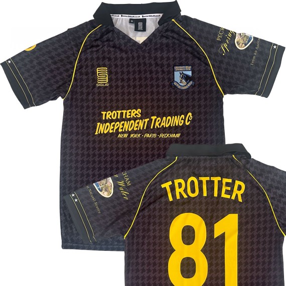 Inspired by Only Fools and Horses: TROTTER Black Football Shirt