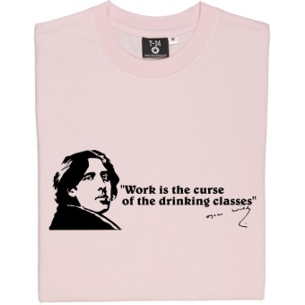 Oscar Wilde "Drinking Classes" Quote T-Shirt