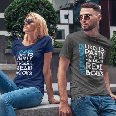 Personalised I Like To Party (And By Party I Mean Read Books)