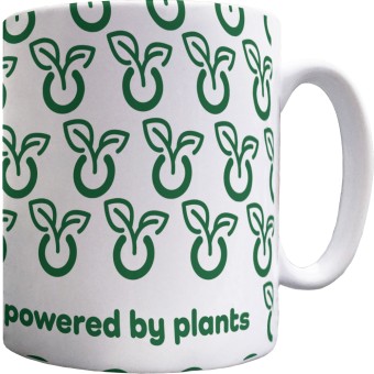 Powered By Plants Pattern Mug