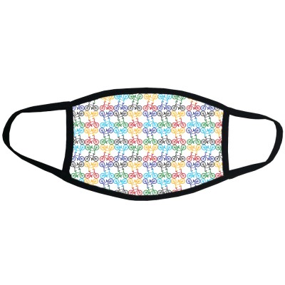Rainbow Bicycle Face Mask