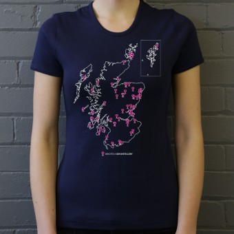Scottish Gin Map T-Shirt