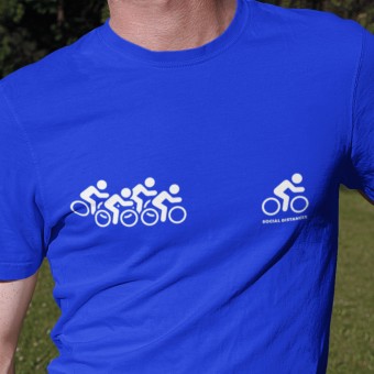 Social Distancer (Cyclist) T-Shirt