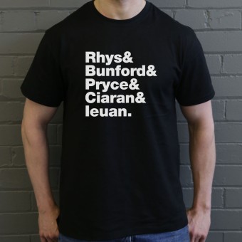 Super Furry Animals Line-Up T-Shirt