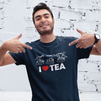 Tea Making Diagram - I Love Tea T-Shirt