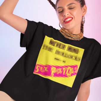 A Load Of Boll...: Pixelated Artwork T-Shirt