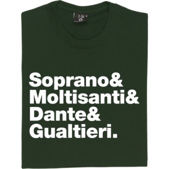 The Sopranos Line-Up T-Shirt