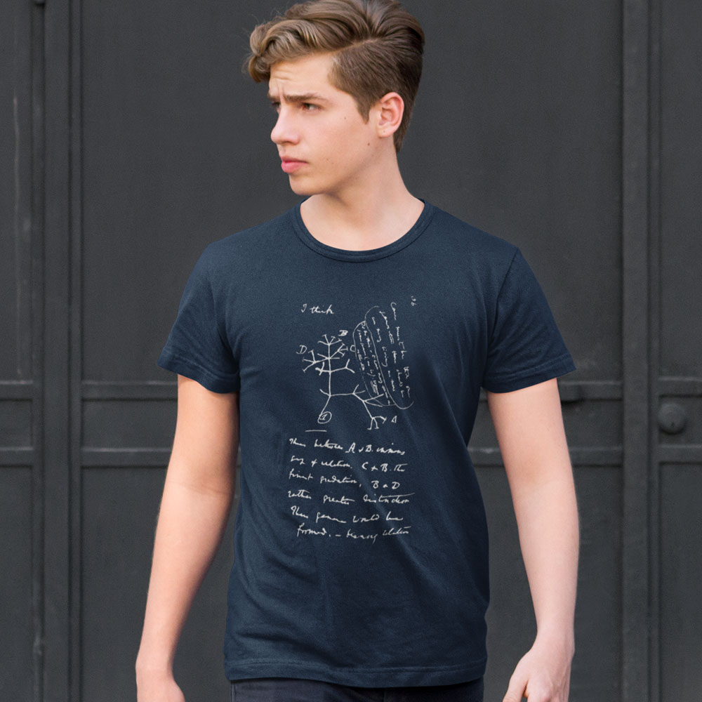 Årvågenhed kasket grammatik Charles Darwin Tree Of Life Sketch T-Shirt | RedMolotov