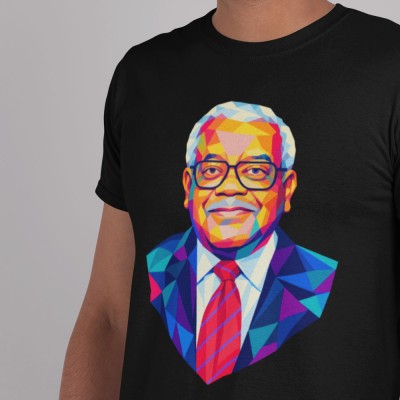 Sir Trevor McDonald Polygon Portrait