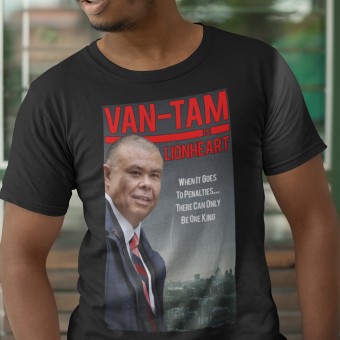 Van-Tam Lionheart Poster T-Shirt