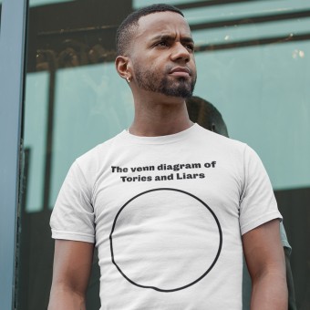 The Venn Diagram Of Tories And Liars T-Shirt