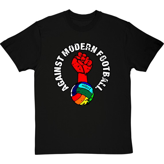 Against Modern Football (Rainbow) T-Shirt