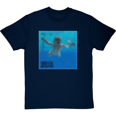 Swimming Baby: Pixelated Artwork
