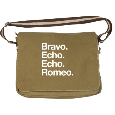 Bravo Echo Echo Romeo Canvas Bag