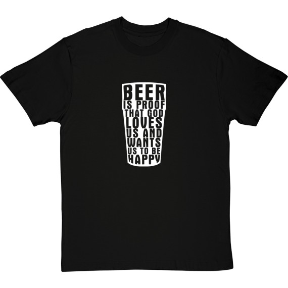 Benjamin Franklin "Beer" Quote T-Shirt