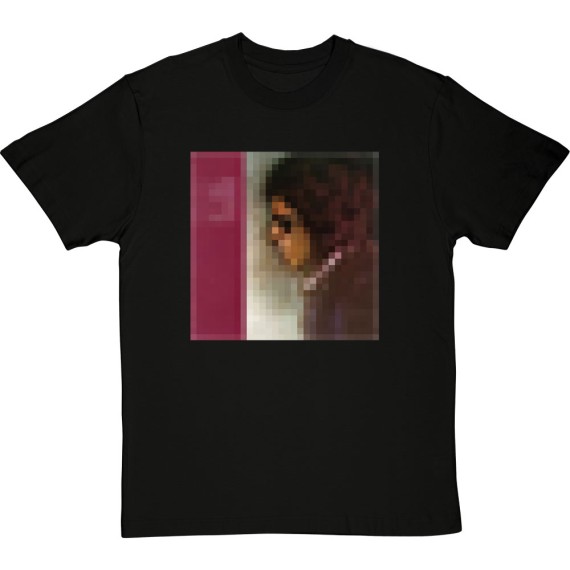 Blood and Trains: Pixelated Artwork T-Shirt