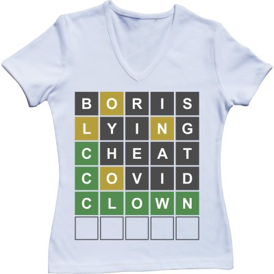 Boris, Lying, Cheat, Covid, Clown Wordle