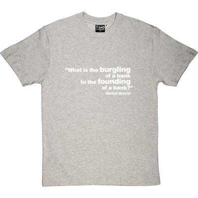 Brecht "Bank" Quote