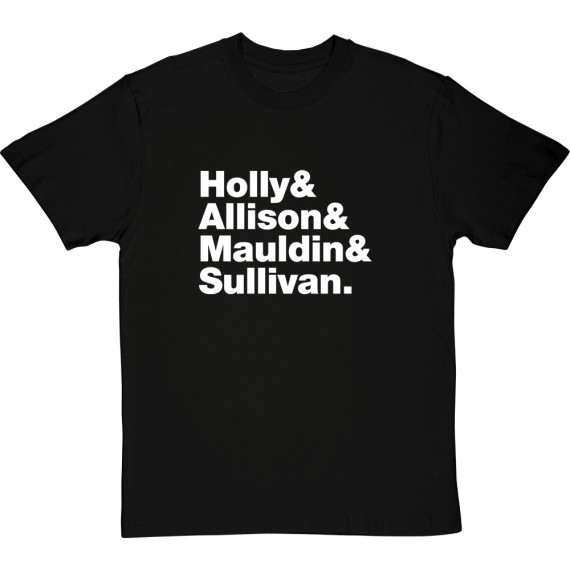 Buddy Holly and The Crickets Line-Up T-Shirt