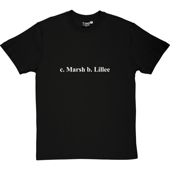 Caught Marsh, Bowled Lillee T-Shirt