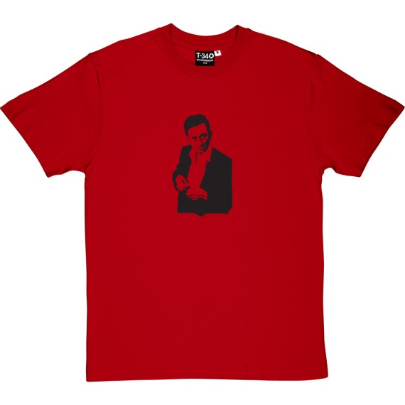 Johnny Cash Cigarette Design T-Shirt