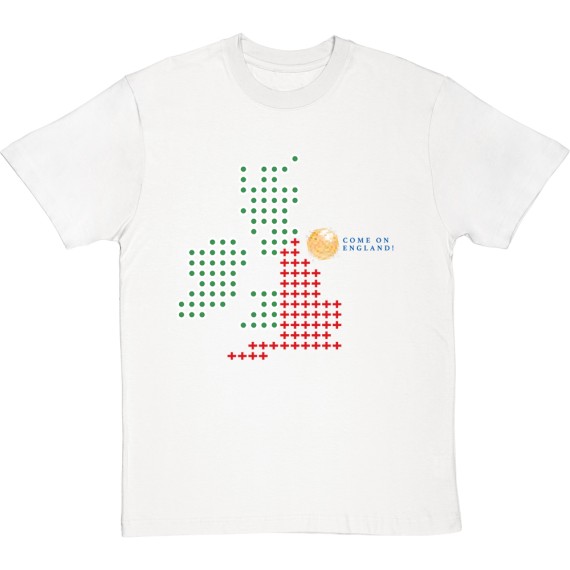 Come On England Map T-Shirt