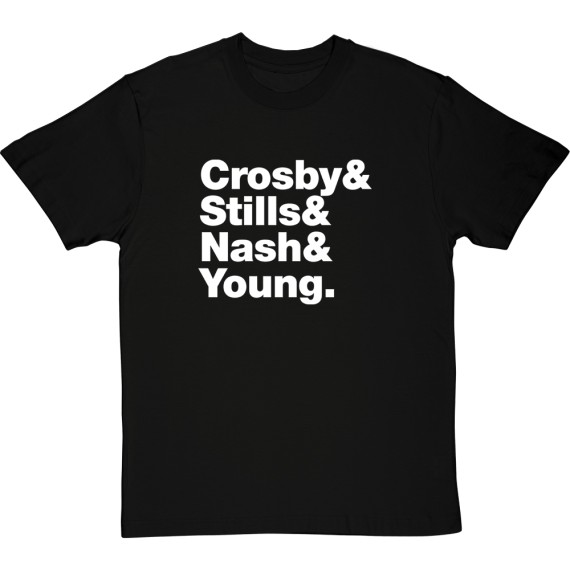 Crosby, Stills, Nash and Young Line-Up T-Shirt
