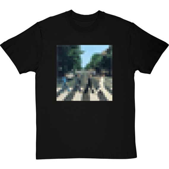 Zebra Crossing: Pixelated Artwork T-Shirt