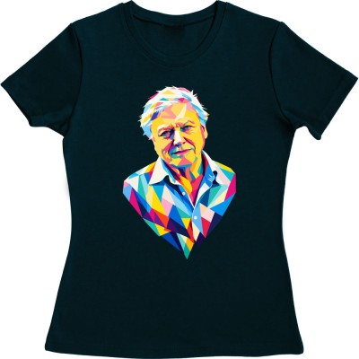 Sir David Attenborough Polygon Portrait