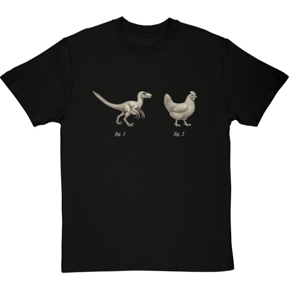 Deinonychus vs Chicken T-Shirt