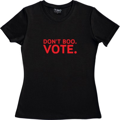 Don't Boo. Vote.