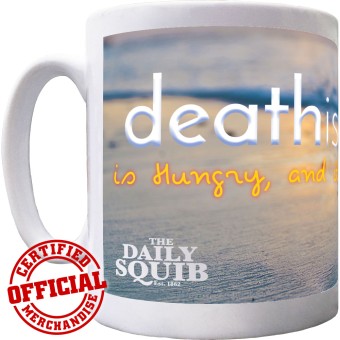 Official Daily Squib Death Island Ceramic Mug