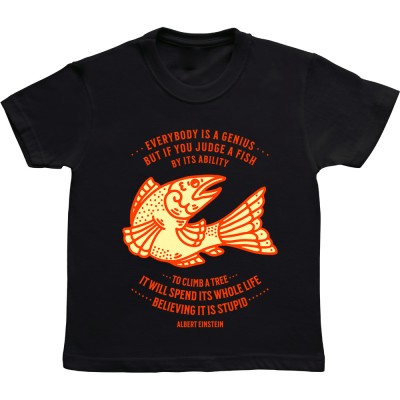 Albert Einstein "Fish" Quote