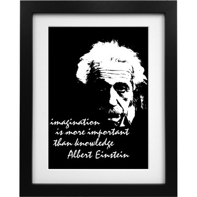 Albert Einstein "Imagination" Quote Art Print