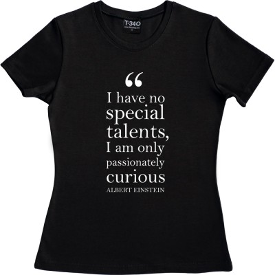 Albert Einstein "Passionately Curious" Quote
