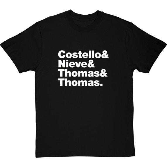 Elvis Costello & The Attractions Line-Up T-Shirt