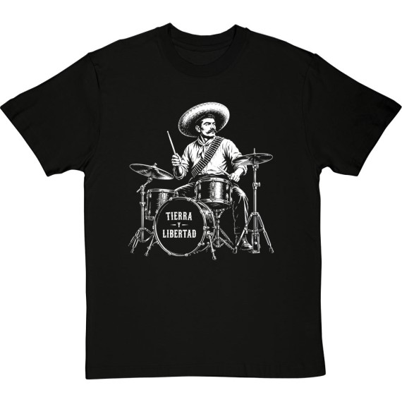 Emiliano Zapata Drummer T-Shirt