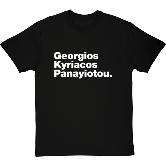 Georgios Kyriacos Panayiotou T-Shirt