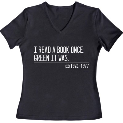 I Read a Book Once. Green It Was.