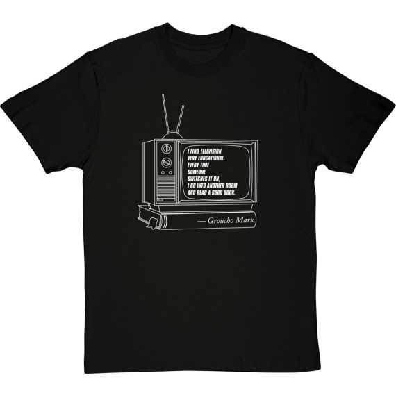 Groucho Marx "Television" Quote T-Shirt