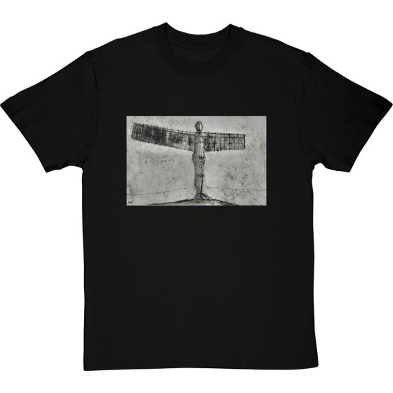 The Angel Of The North In All Weather by Hadrian Richards T-Shirt