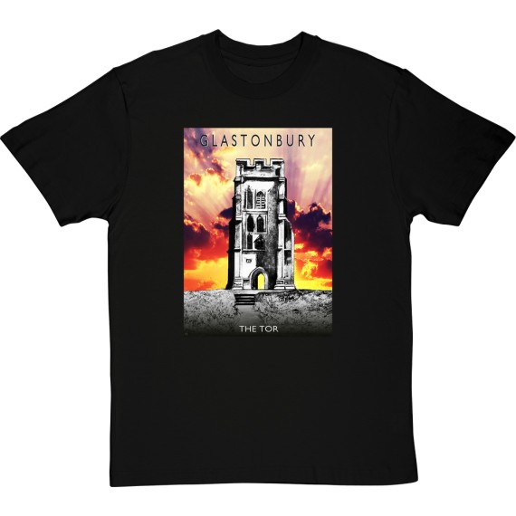 Glastonbury: The Tor by Hadrian Richards T-Shirt
