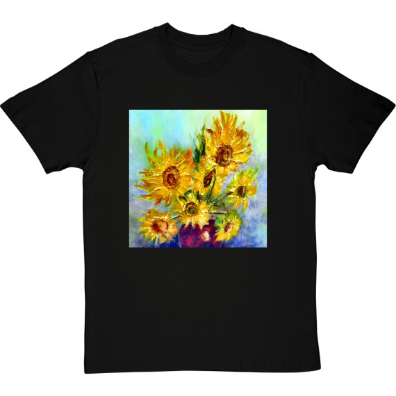 Sunflowers by Hadrian Richards T-Shirt